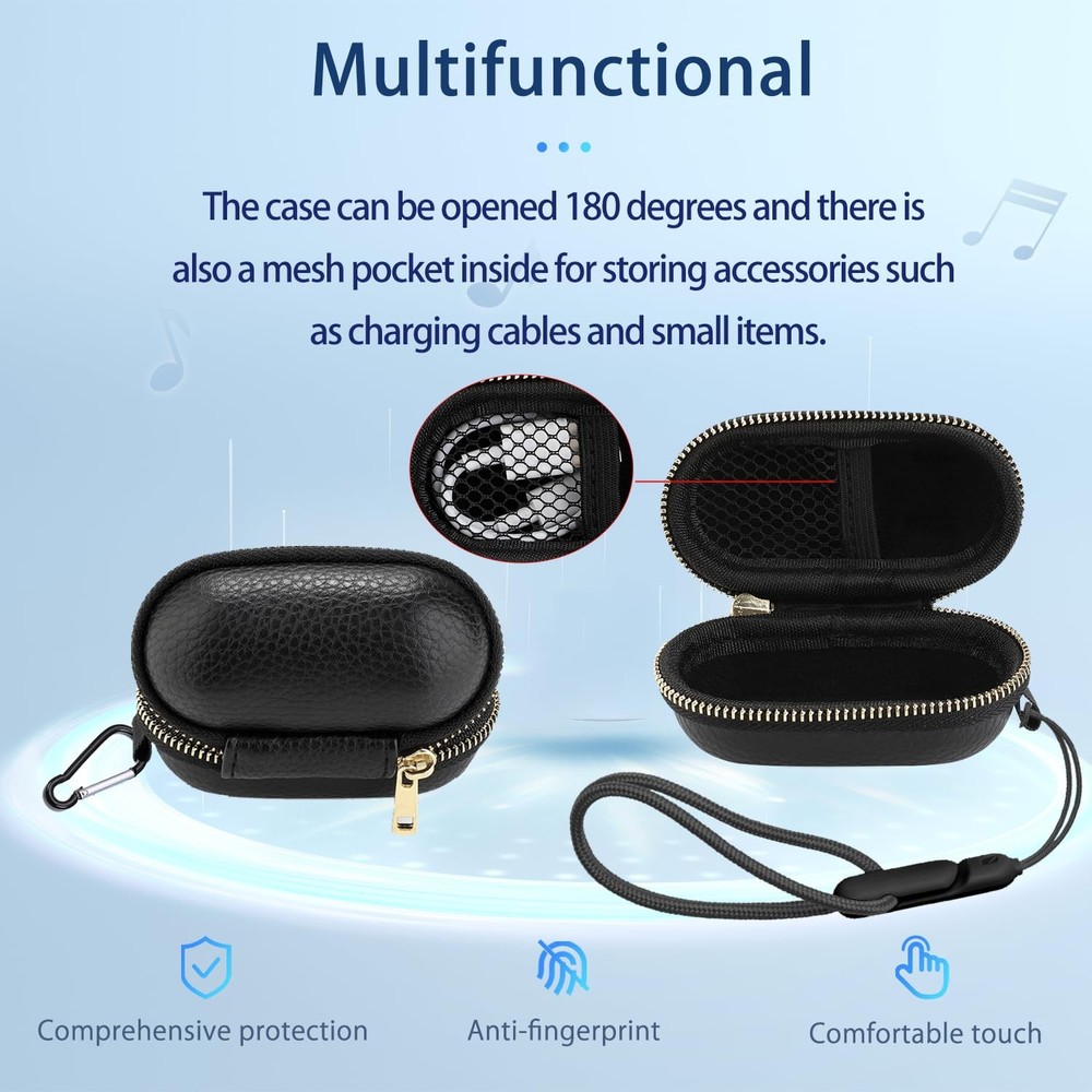 for Technics EAH-AZ100 Case Cover,NOUKAJU Earphone Protective Black