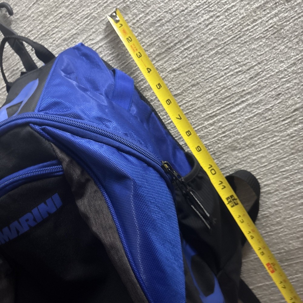 Demarini Voodoo Rebirth 2 Bat Backpack Blue & Black Baseball Softball Bag EUC