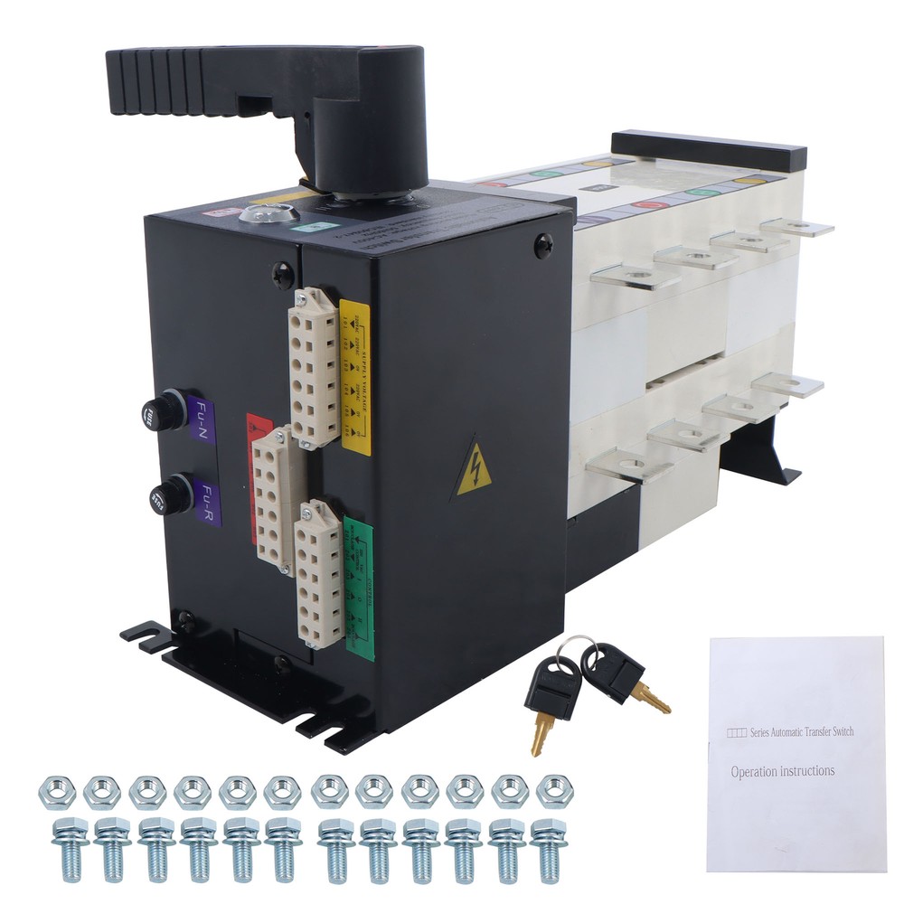250A 4-Pole Automatic Transfer Switch for AC 110V/220V - Grid to Generator