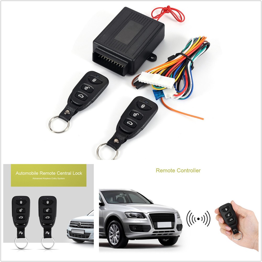 Car Remote Central Kit Door Lock Locking Keyless Entry System Control Safety Set