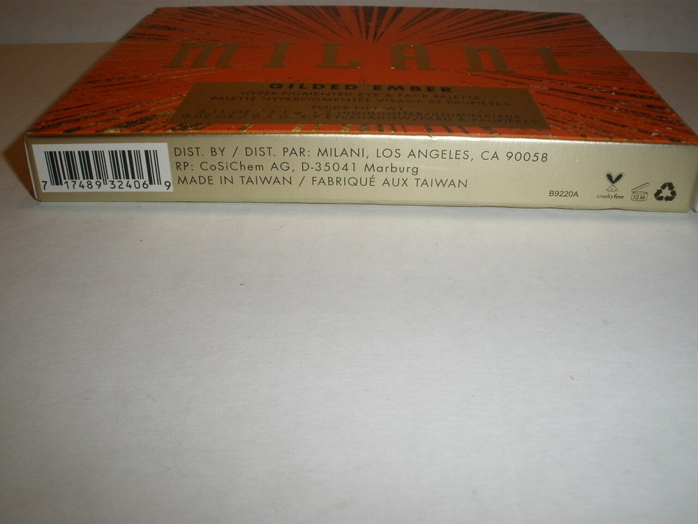 New Milani Gilded Ember Hyper-Pigmented Eye & Face Palette