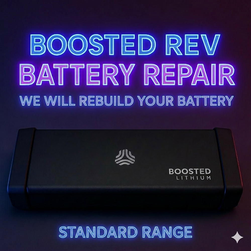 Boosted Rev Battery Pack Rebuild Service for Standard Range Battery