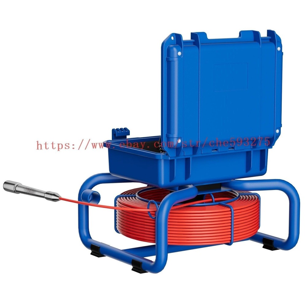 Sewer Inspection Camera with Meter Counter Pipe Drain Camera Self Leveling DVR