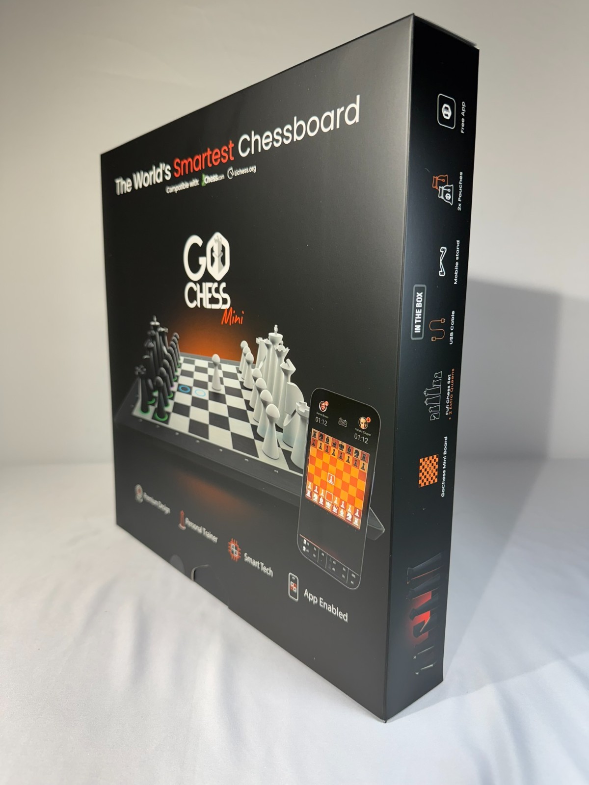 Particula GoChess Mini Smart Chess Board & Storage Bag Bundle