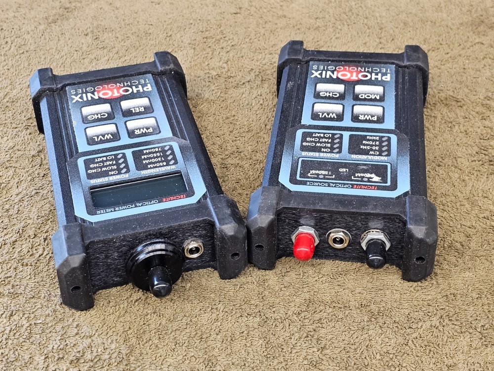 Photonix Technologies Techlite Optical Source Power Fiber Optic Meter