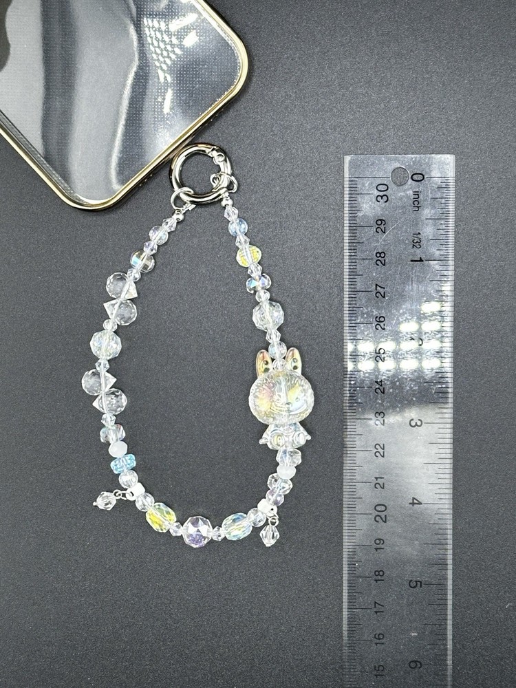 Handmade Clear Bubu-Inspired Phone Chain