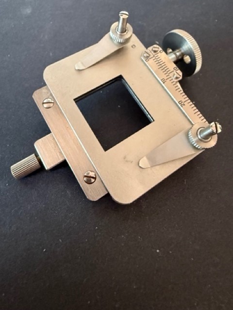 Leitz 6 Spindle Ernst Reitz's Integrating Stage - Microscope Rare Accessory