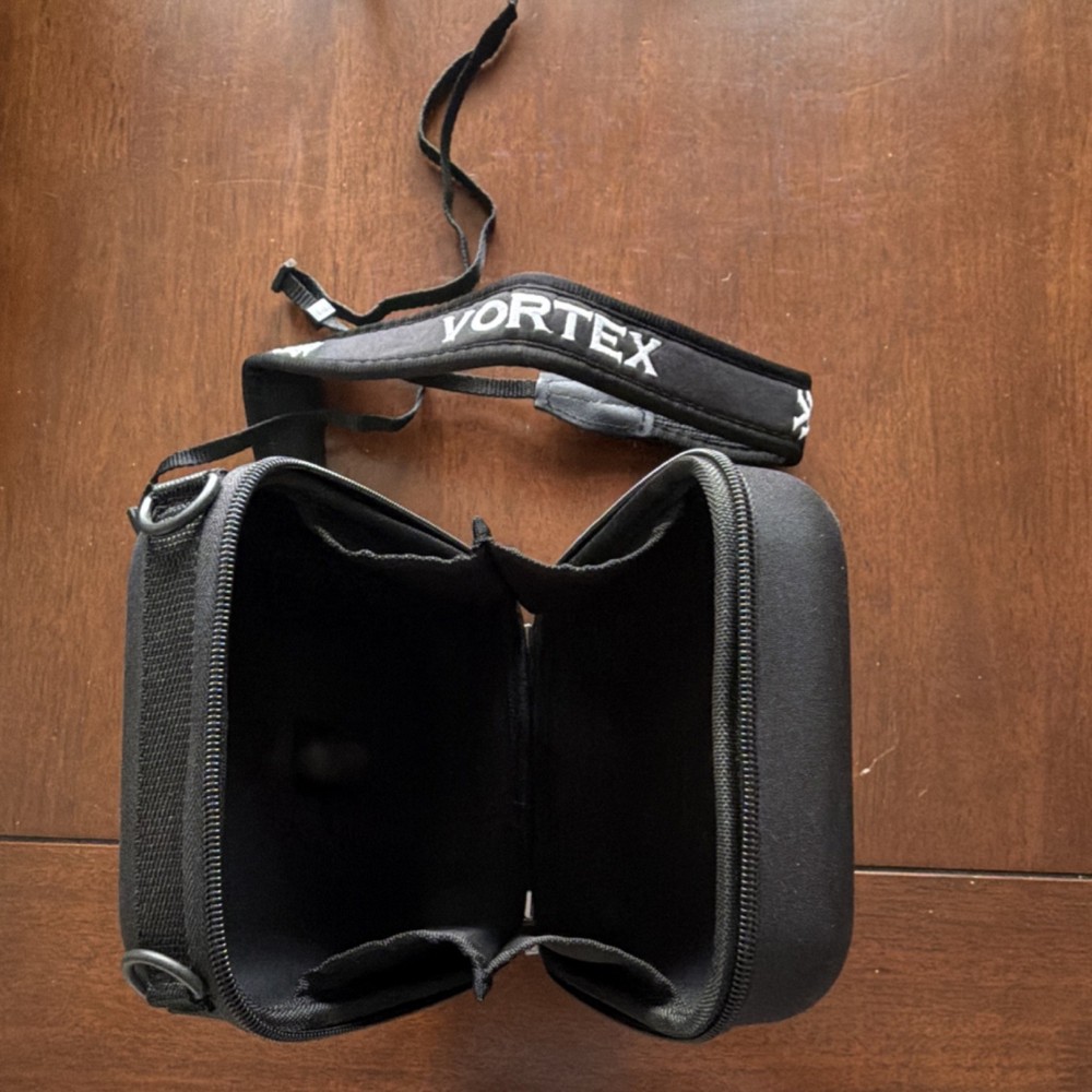 Vortex Binocular Hard Case/Bag with Harness and Strap, Black