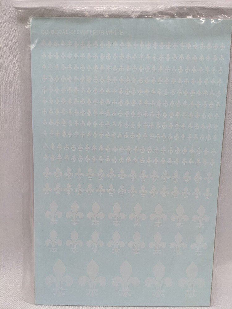 Fallout Hobbies CC-Decal-029W Fleur White Decals