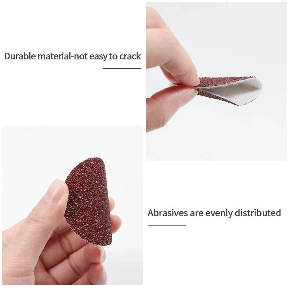 100pcs Sanding Discs 2 inch Sandpaper 80 Grit Hook and Loop Sanding