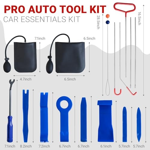 27pcs Automotive Tool Kit, Heavy Duty Multi-Function Repair Kit, Adjustable