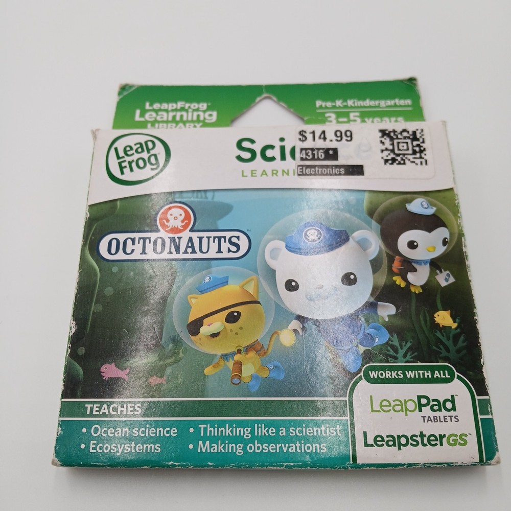 Leap Frog LeapPad Explorer Learning System: Octonauts, Leap Pad 1 2 3 GS U used
