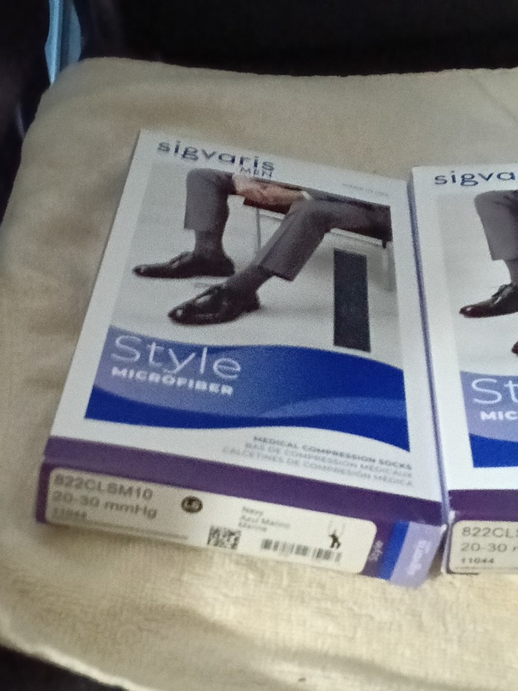 SIGVATIS, MICROFIBER,  MEDICAL COMPRESSION SOCKS,  3 PAIR