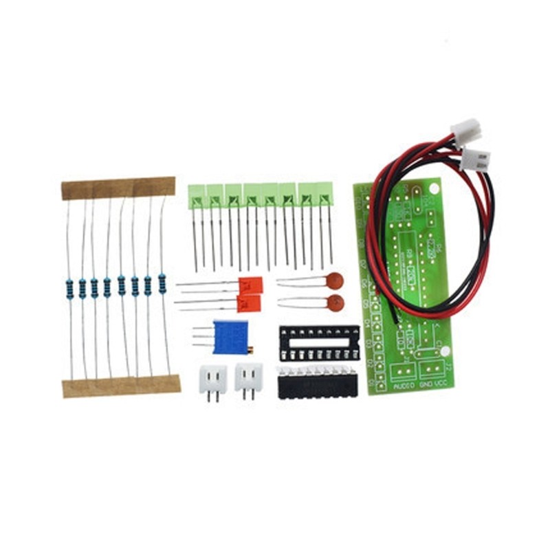10LED Sound Level Indicator Spectrum Analyzers for Electronic Soldering Assembly