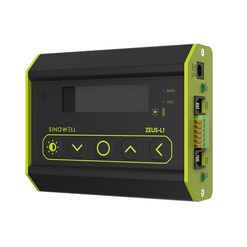 Zeus-L1 Master Grow Light Controller with 2 Temperature Sensors (160 lights max)