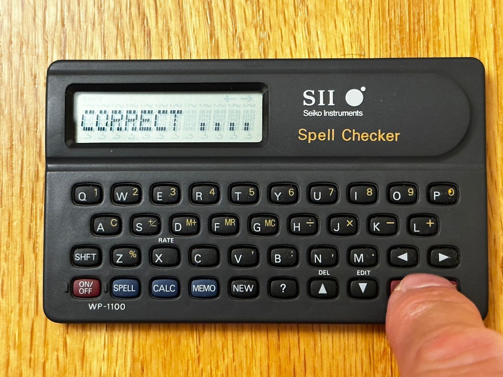 Seiko Instruments SII Spell Checker WP 1100