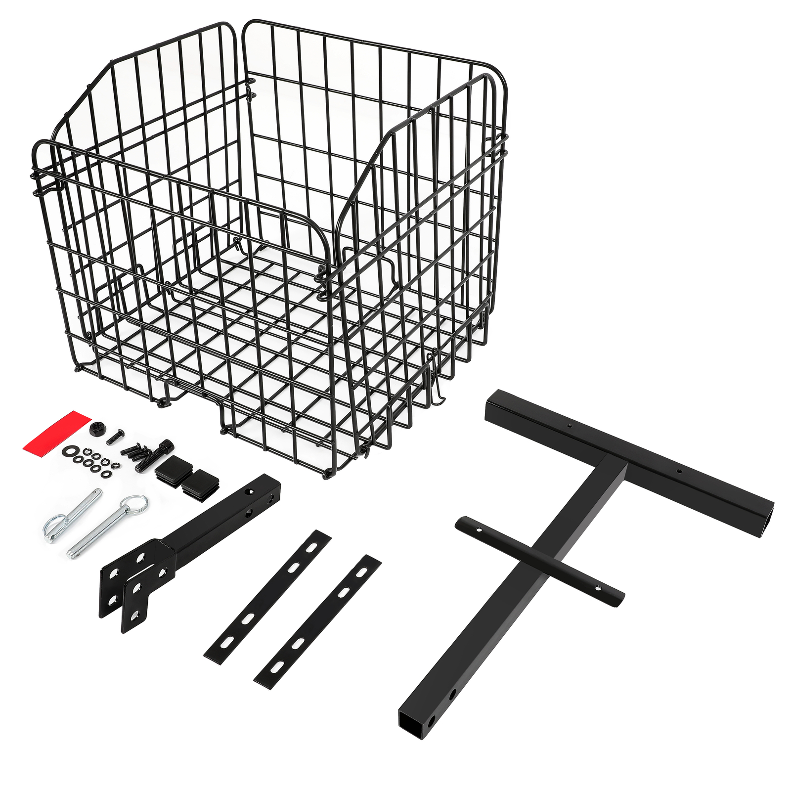 Folding Rear Basket Accessory For Mobility Scooters Power Chairs w/Hitch Receive