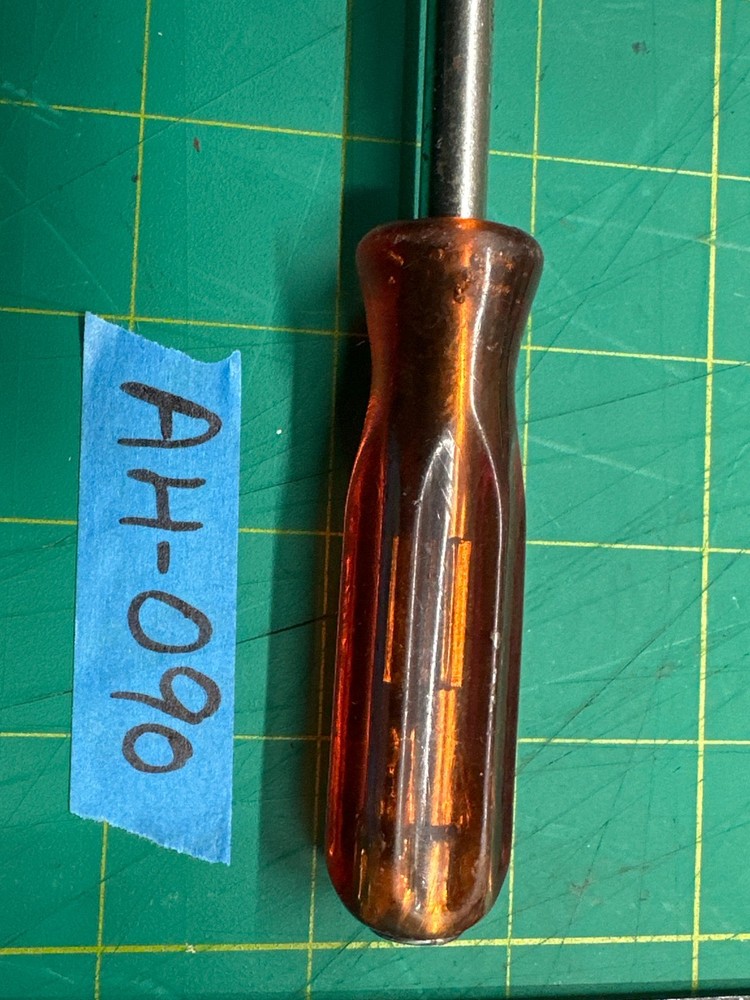 Vintage 6'' Long Square Tip Screwdriver Chrome Vanadium