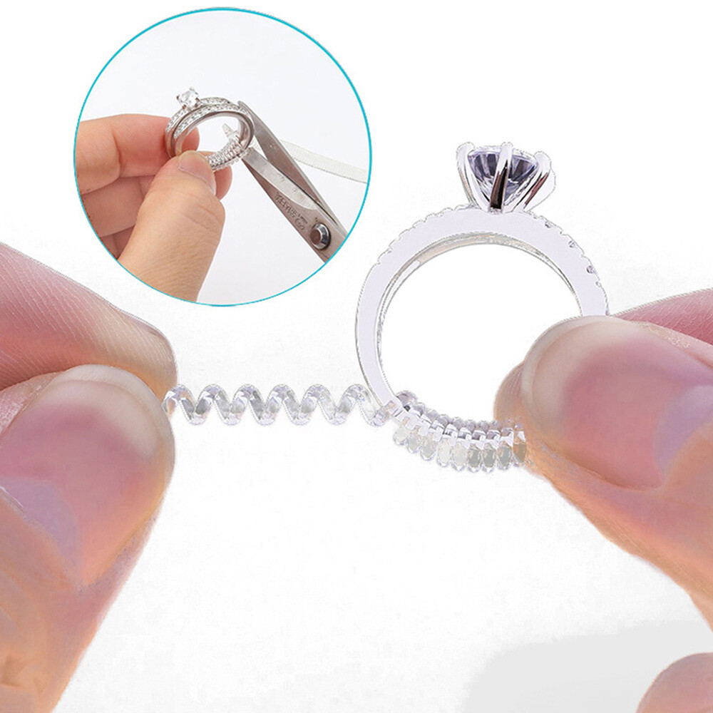 6PCS invisible ring size adjuster Finger Ring Adjuster Guard Ring Size Reducer