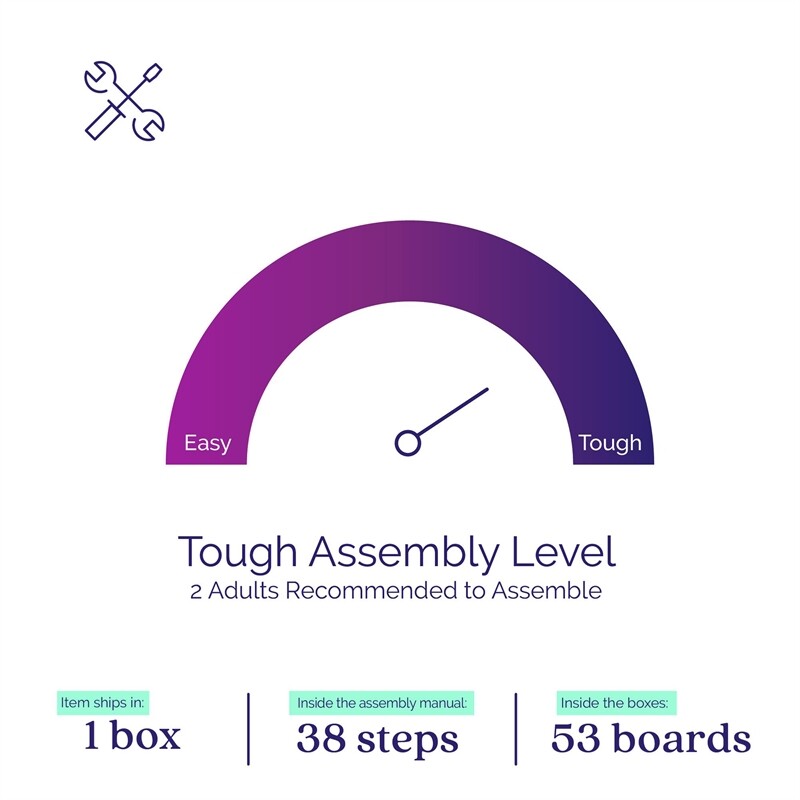 Signature Sleep Murphy Wall Bed Side Cabinet with Pullout Nightstand Ivory Oak