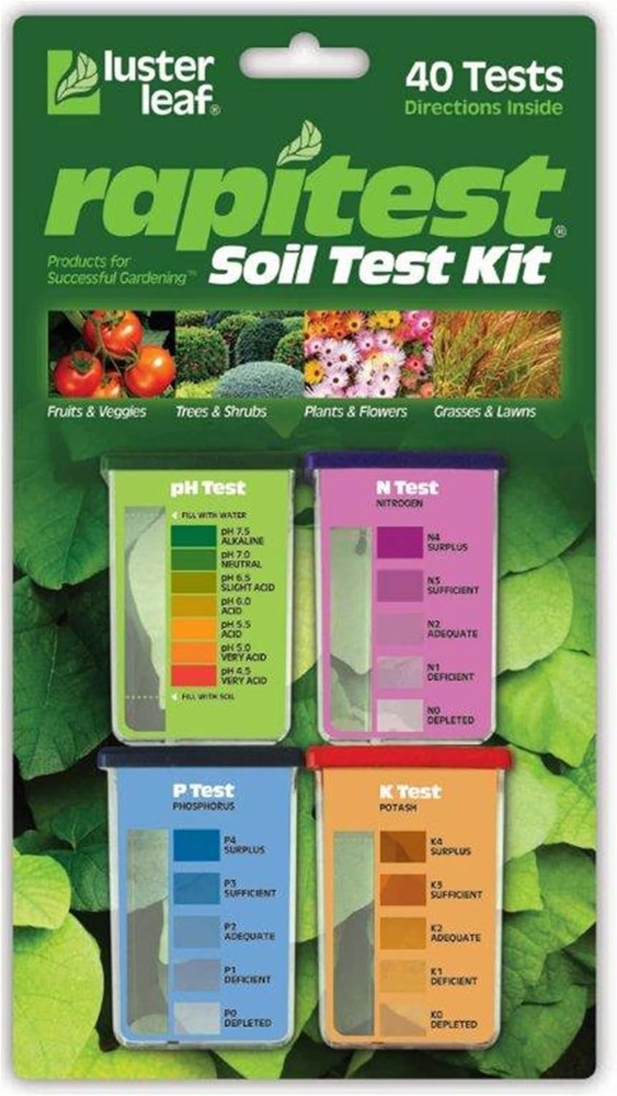 Complete Soil Testing Kit for pH and Nutrients, Great for Beginners and Experts