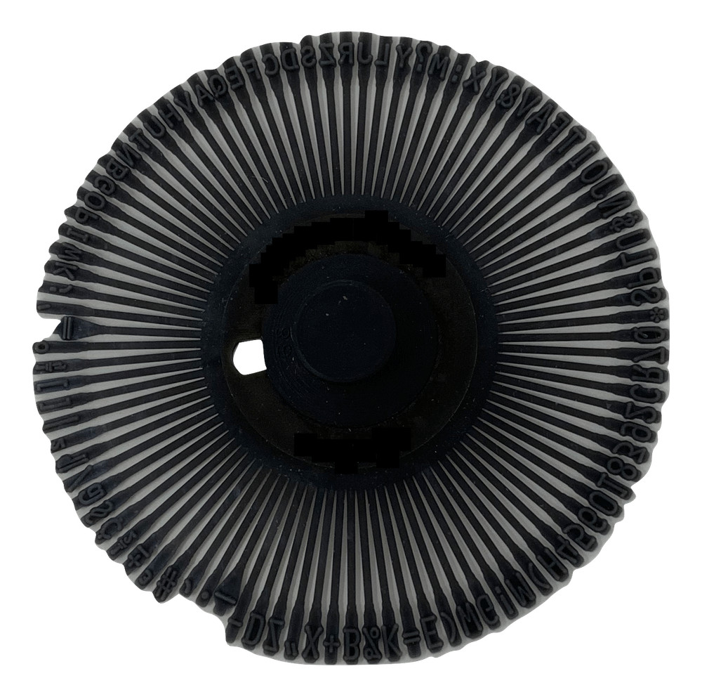 Rarotype Compatible Canon Courier 10 Printwheel