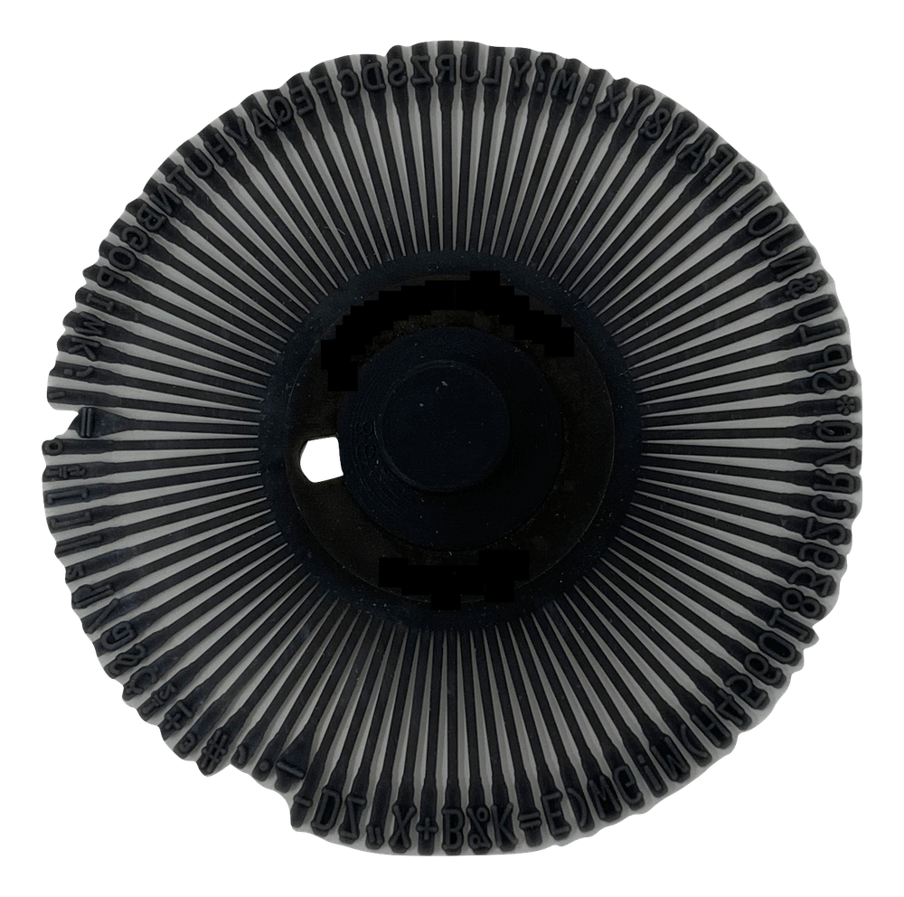Rarotype Compatible Canon Courier 10 Printwheel