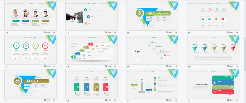Professional PowerPoint edited Template-Business Summary Modify easily 35 pages