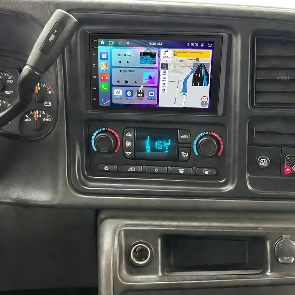 Android 14 7" IPS Double Din Car Stereo Wireless CarPlay Android Auto