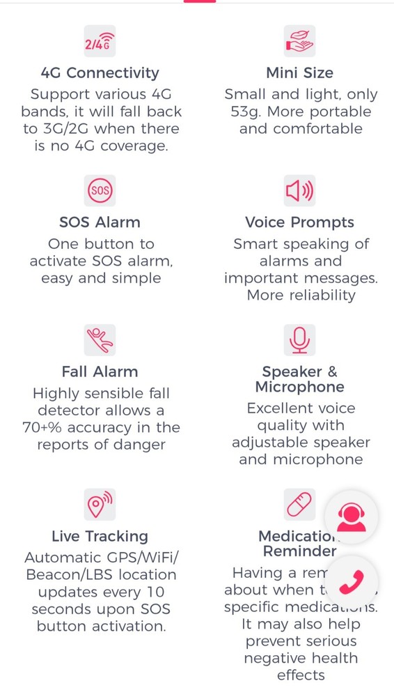 Personal Mobile Alarm system For Elderly, - Used
