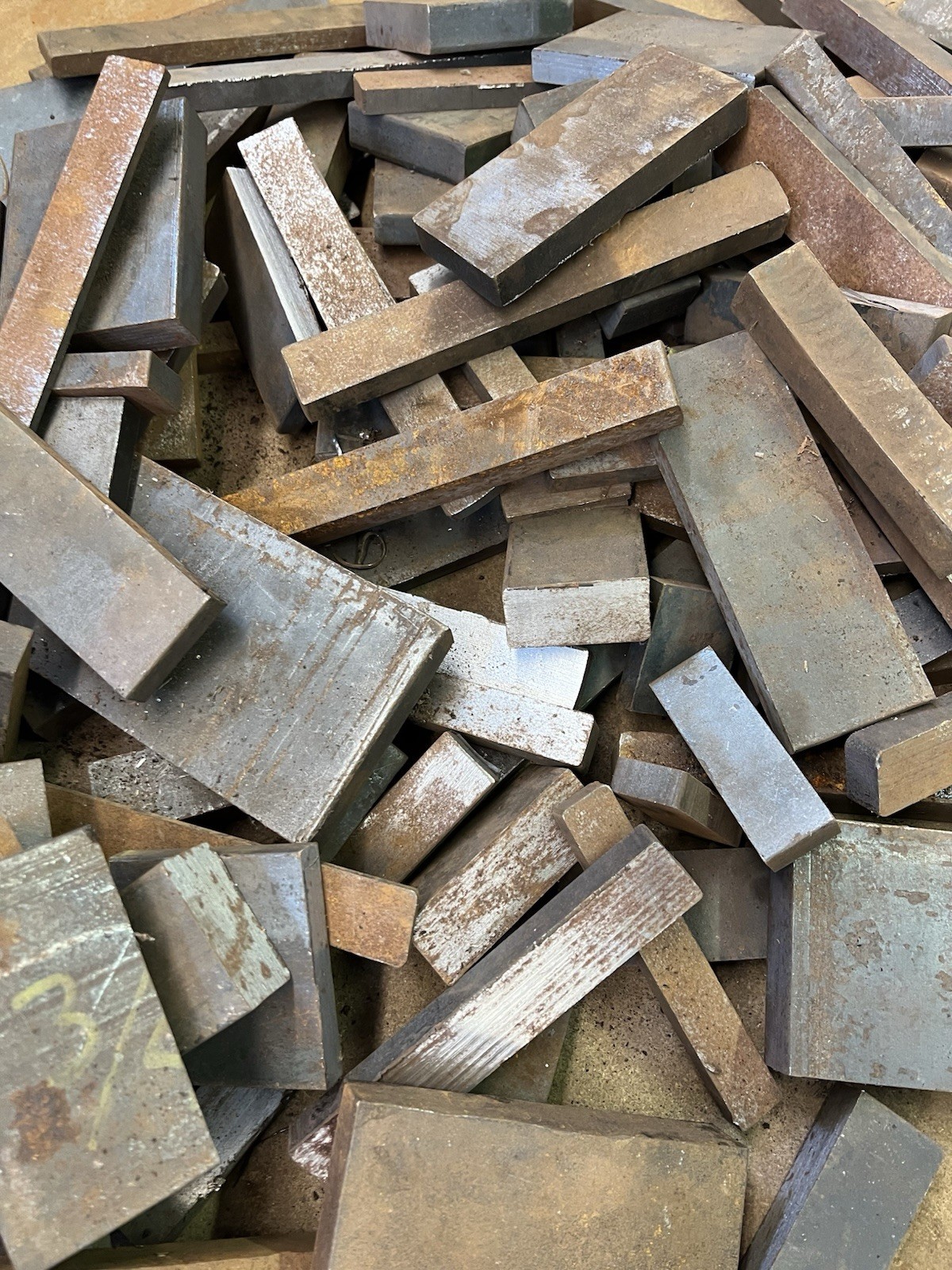 Mix lot 5+Lbs A36 Flat steel metal plate bar steel stock 3/8" 1/2" 3/4" 1"+ Th