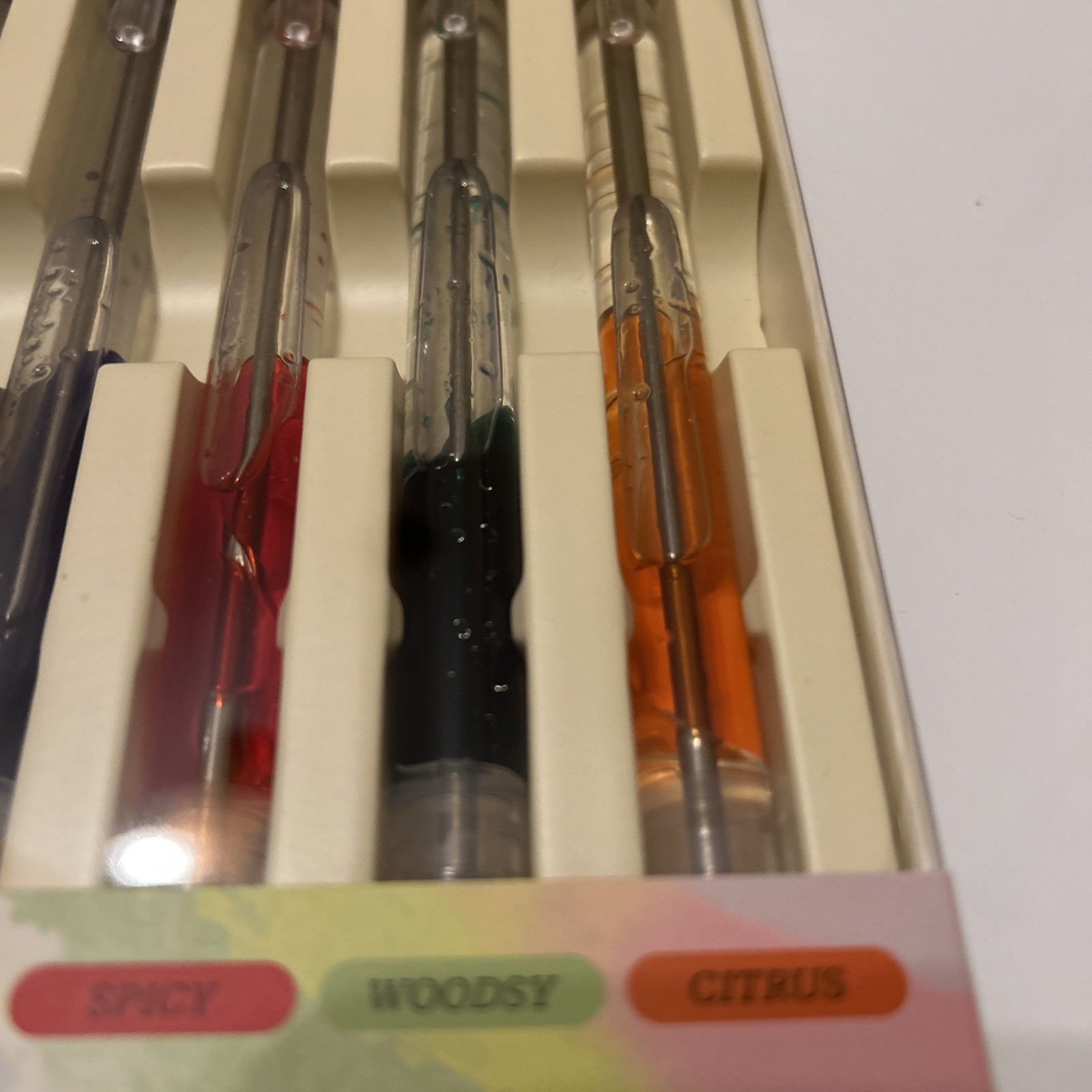 Lifelines Scented Lava Pens 5 Pack Colored Gel Pens Flowing Ink Aromatherapy NEW