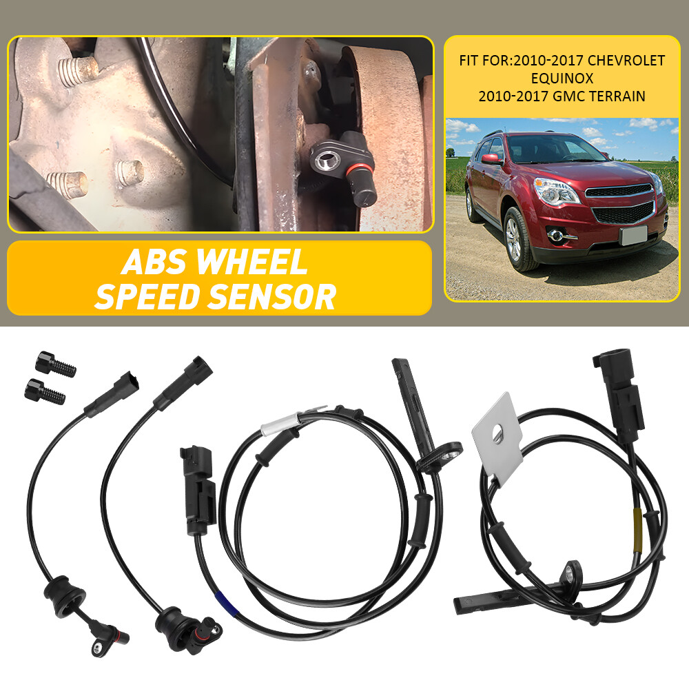 4PCS ABS Speed Sensor Set For 2010-2017 GMC Terrain Rear Front Left Right EOOK