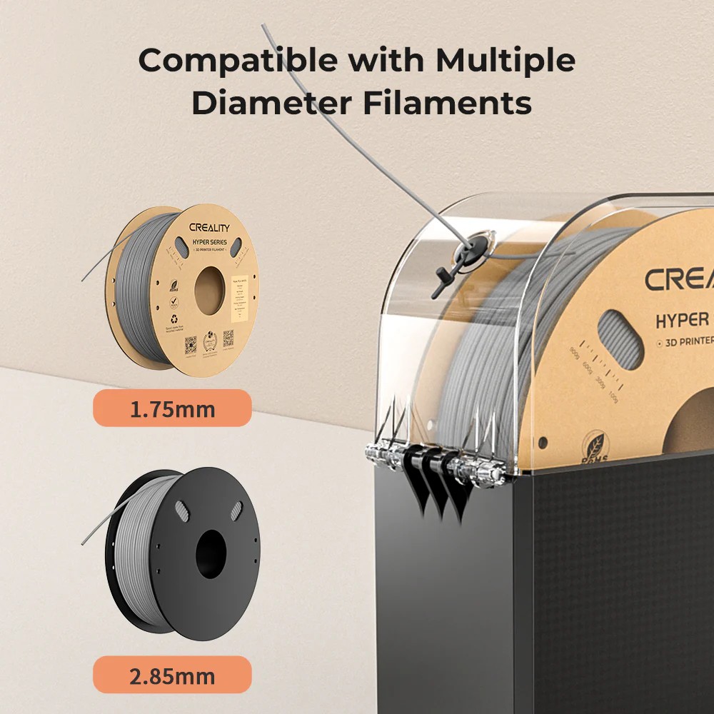 Creality 3D Filament Dryer Box 2.0 Heat 45℃-65℃ Real-time Humidity Monitoring