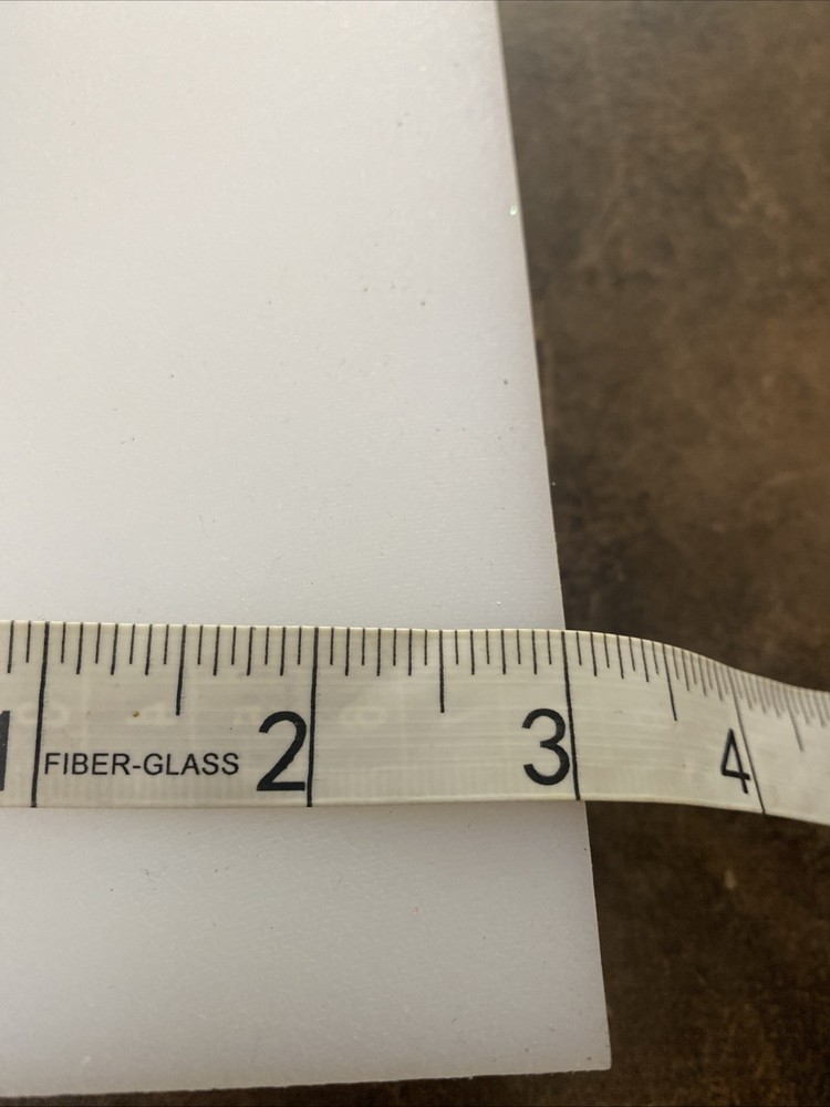 Nylon Tapping Block 6.25”x3”x2” Nylon Blocks Plastic Rectangular Solid Bar