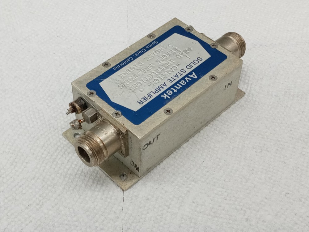 UAA-216N AVANTEK SOLID STATE AMPLIFIER .2 - 1000 MHz / 24V