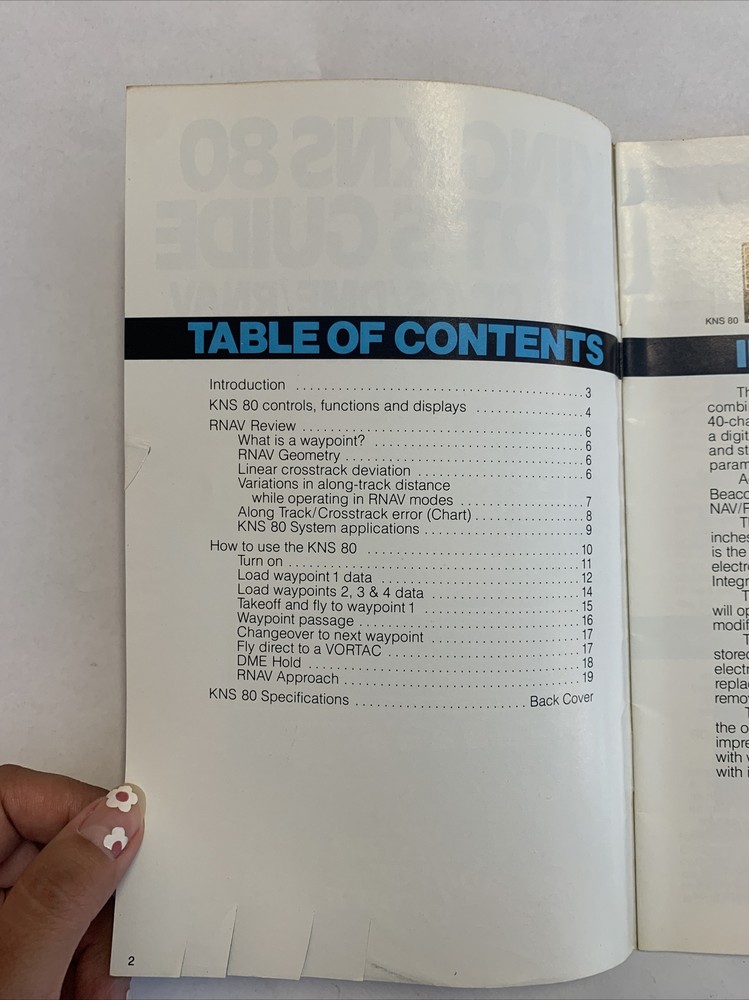 King KNS 80 Pilot's Guide
