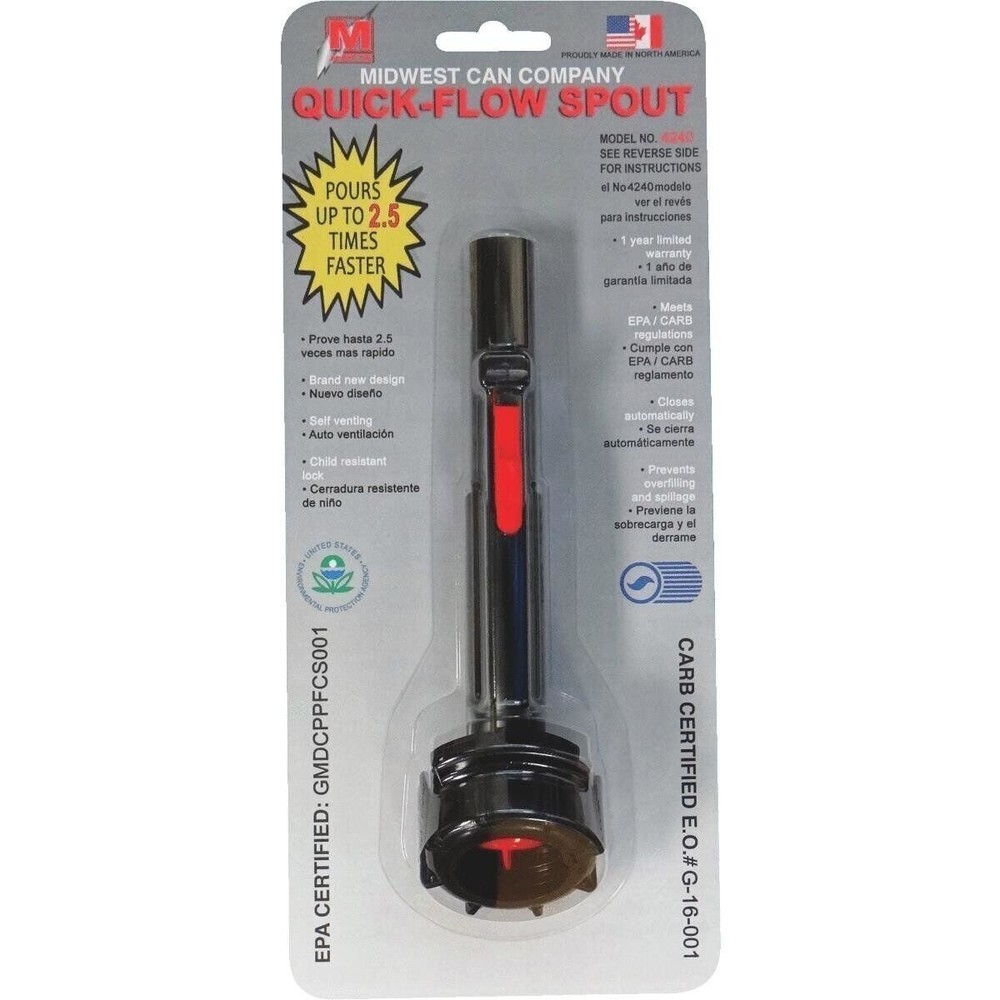 Midwest Can Gas Can Replacemnt Spout