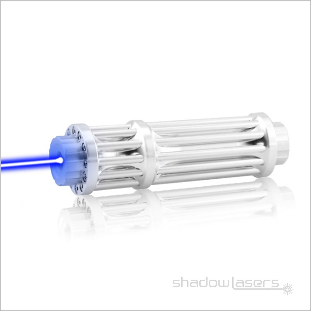 LMX3BM Adjustable Focus Blue Laser Pointer 450nm Visible Beam Light Charger+Case