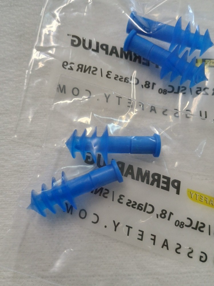 PERMAPLUG REPLACEMENT EAR PLUGS FOR READYMAX PLUGS SAFETY & ZIP-OUTS ( 5 PR)