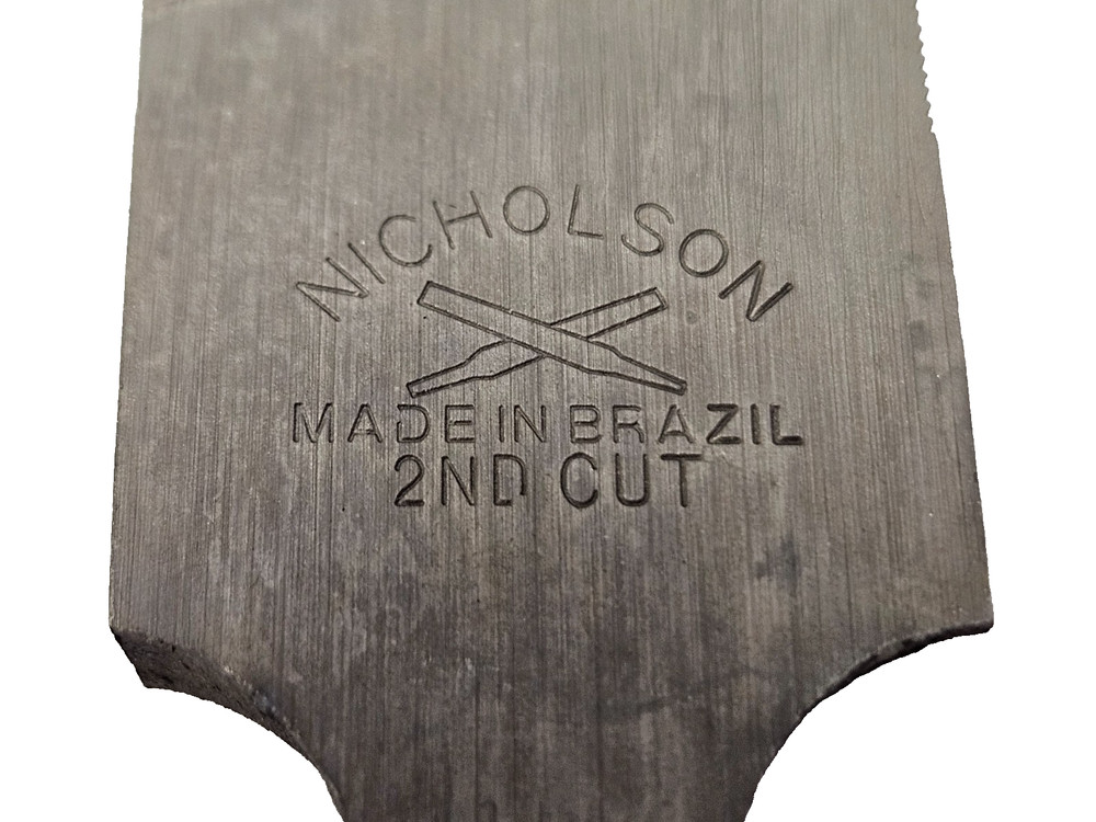 07023N Nicholson 10" Knife Second Cut File Double Cut