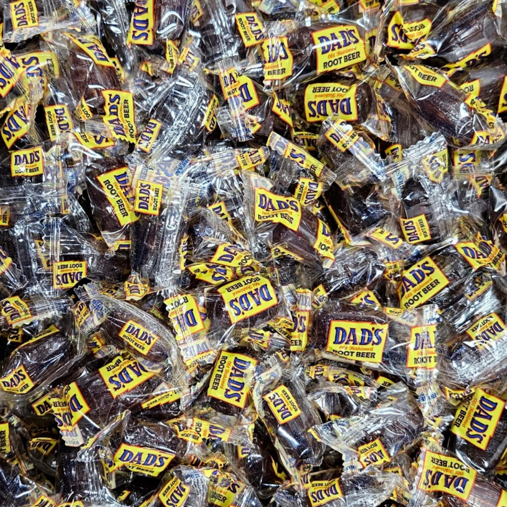 Dad’s Root Beer Barrels 1 lb Bulk Wrapped Old Fashioned Candy