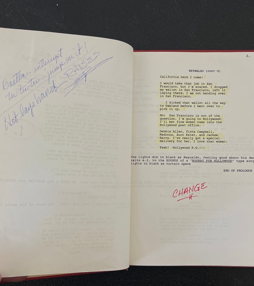 Sanford - Reynaldo Ray Original Script with Hand Annotations