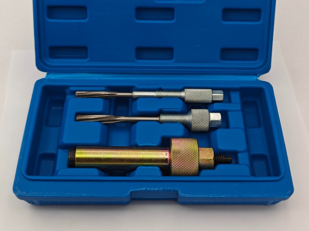 Glow Plug Puller Reamer Set Electrodes Removal Extracting Plugs Tool For Benz