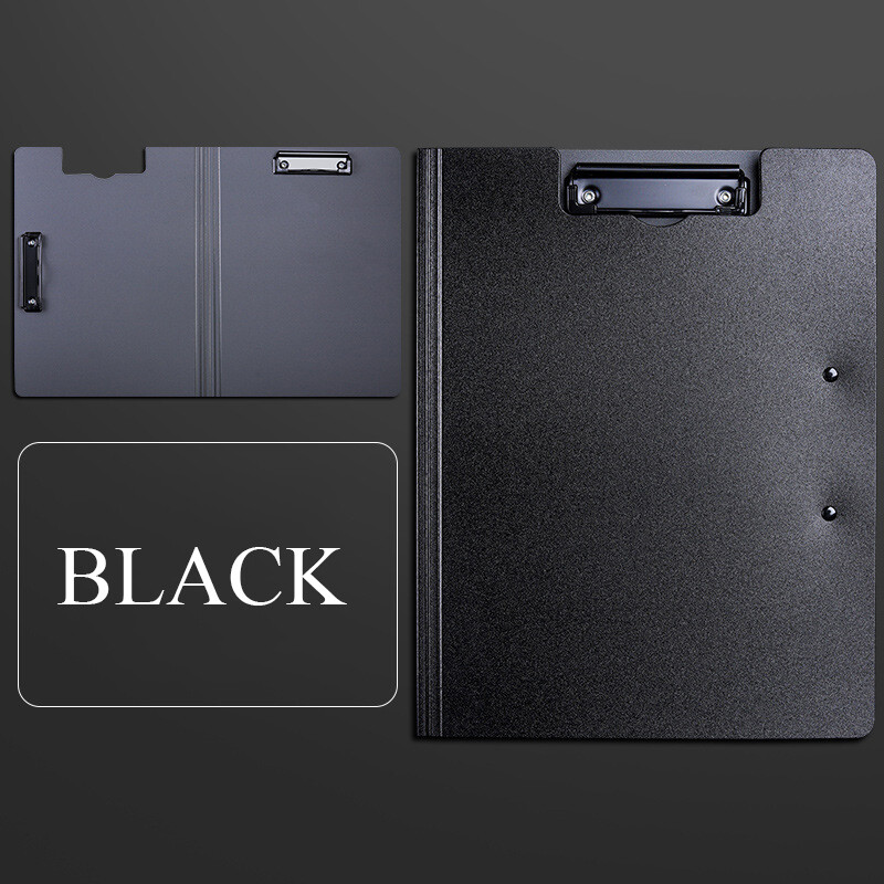 Folder Clipboard Write Pad Memo Clip Board Double Clamp File Paper Organizer ❥
