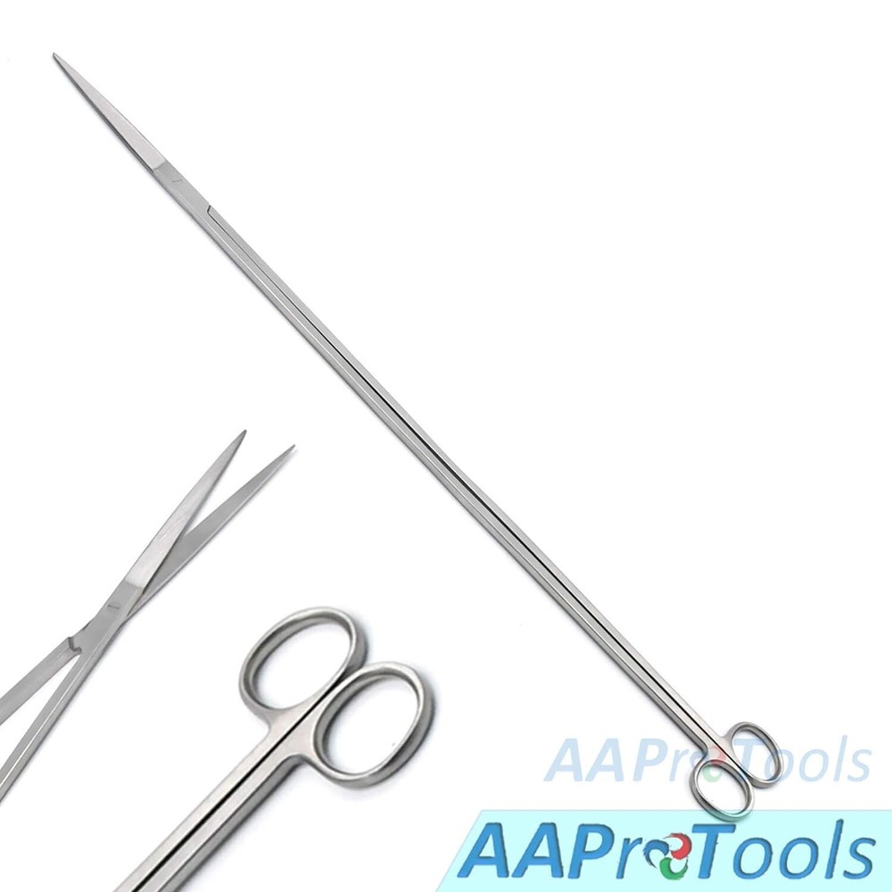 Fish Aquarium Cleaner Kelly Scissors Straight 18" Extra Long Handle Sharp/sharp