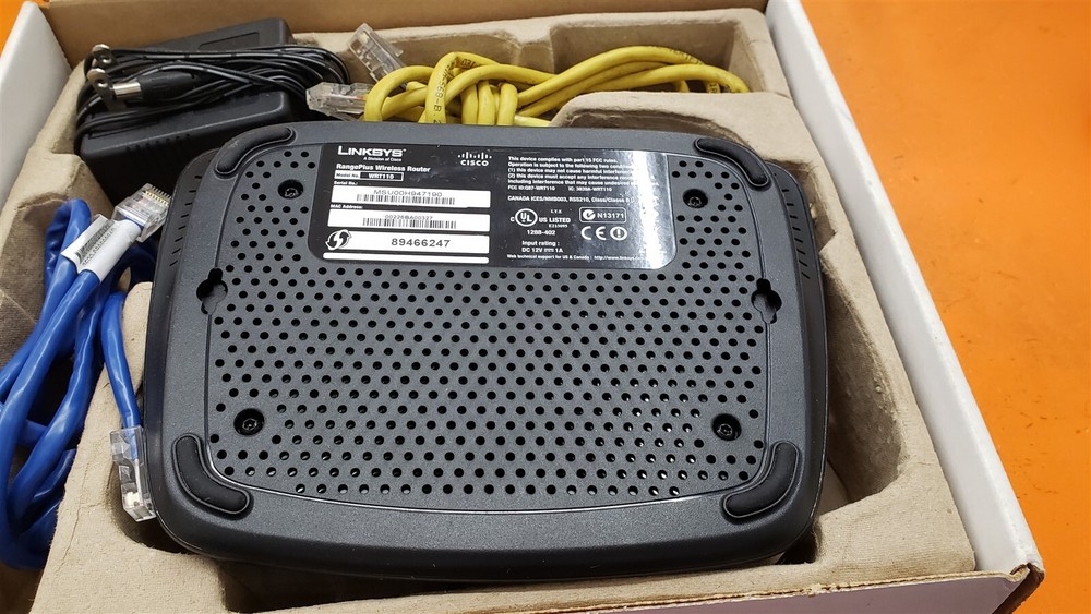 ⭐️⭐️⭐️⭐️⭐️ Linksys Cisco WRT110 RangePlus 4 Port Wireless Router