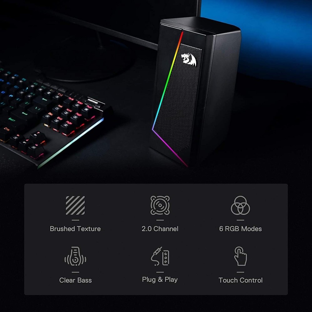 GS520 Computer Speaker with Easy Volume Control
