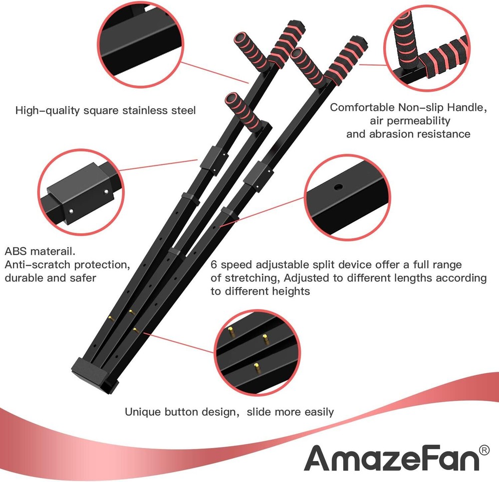 Leg Stretcher,3Bar Leg Split Stretching Machine,Flexibility Stretching Equipment