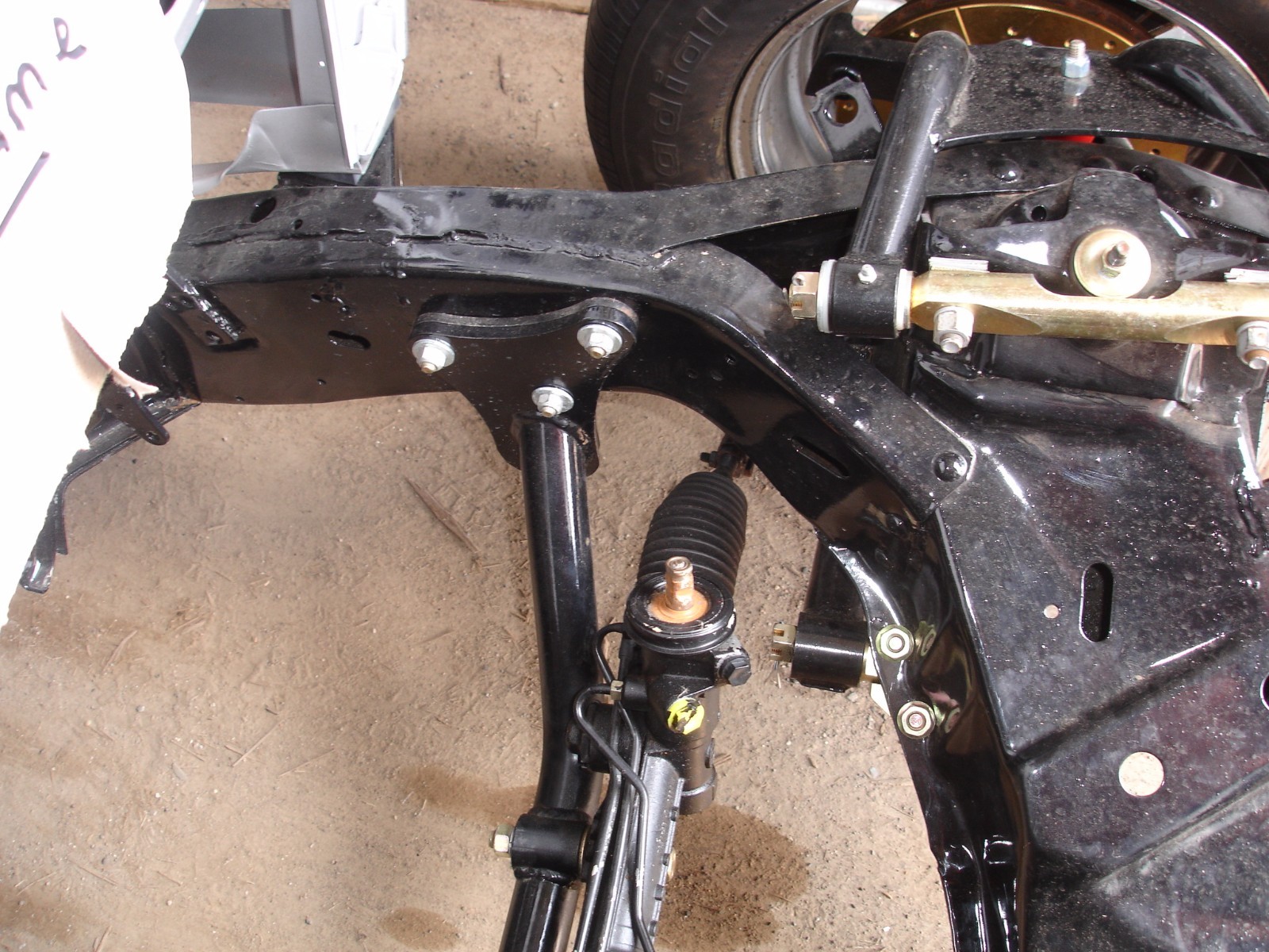 1955 1956 1957 Chevrolet power rack and pinion changeover conversion